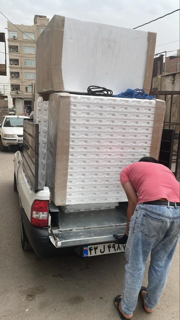بارگیری عایق گرمایش از کف و عایق شانه تخم مرغی پایاپکس